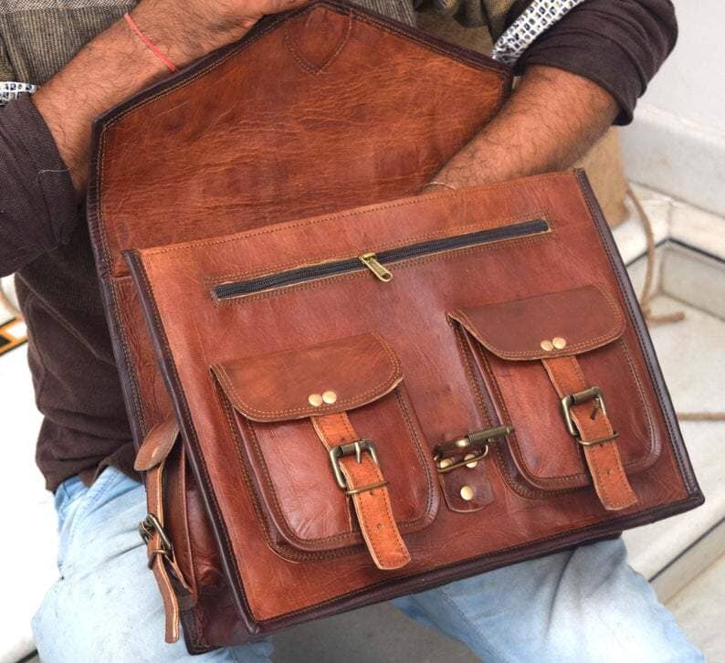 Leather Laptop Messenger Bag Classy Leather Bags Bags