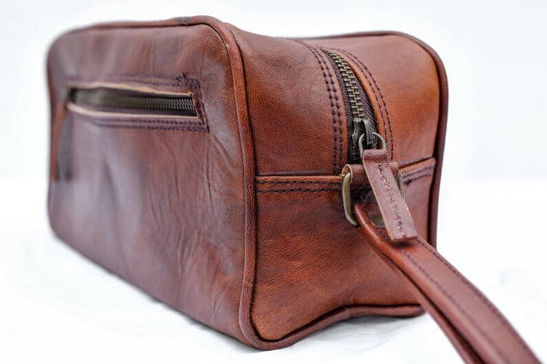 Shop Genuine Leather Toiletry Bag from Classy Leather Bags Bags