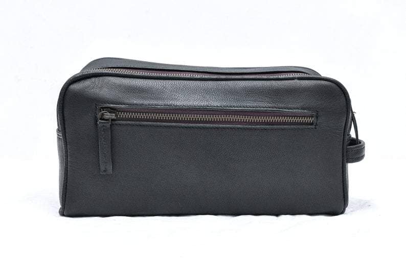 Personalized Leather Toiletry Bag from Classy Leather Bags Bags