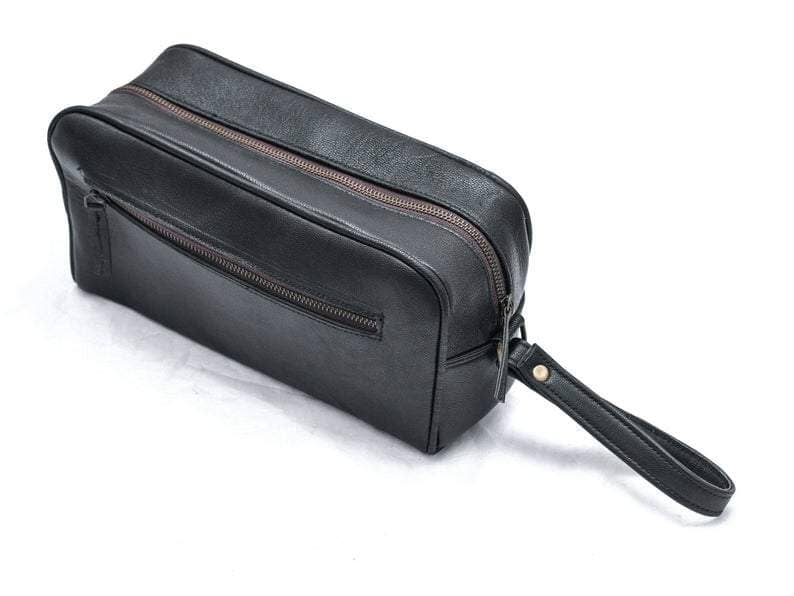 Personalized Leather Toiletry Bag from Classy Leather Bags Bags