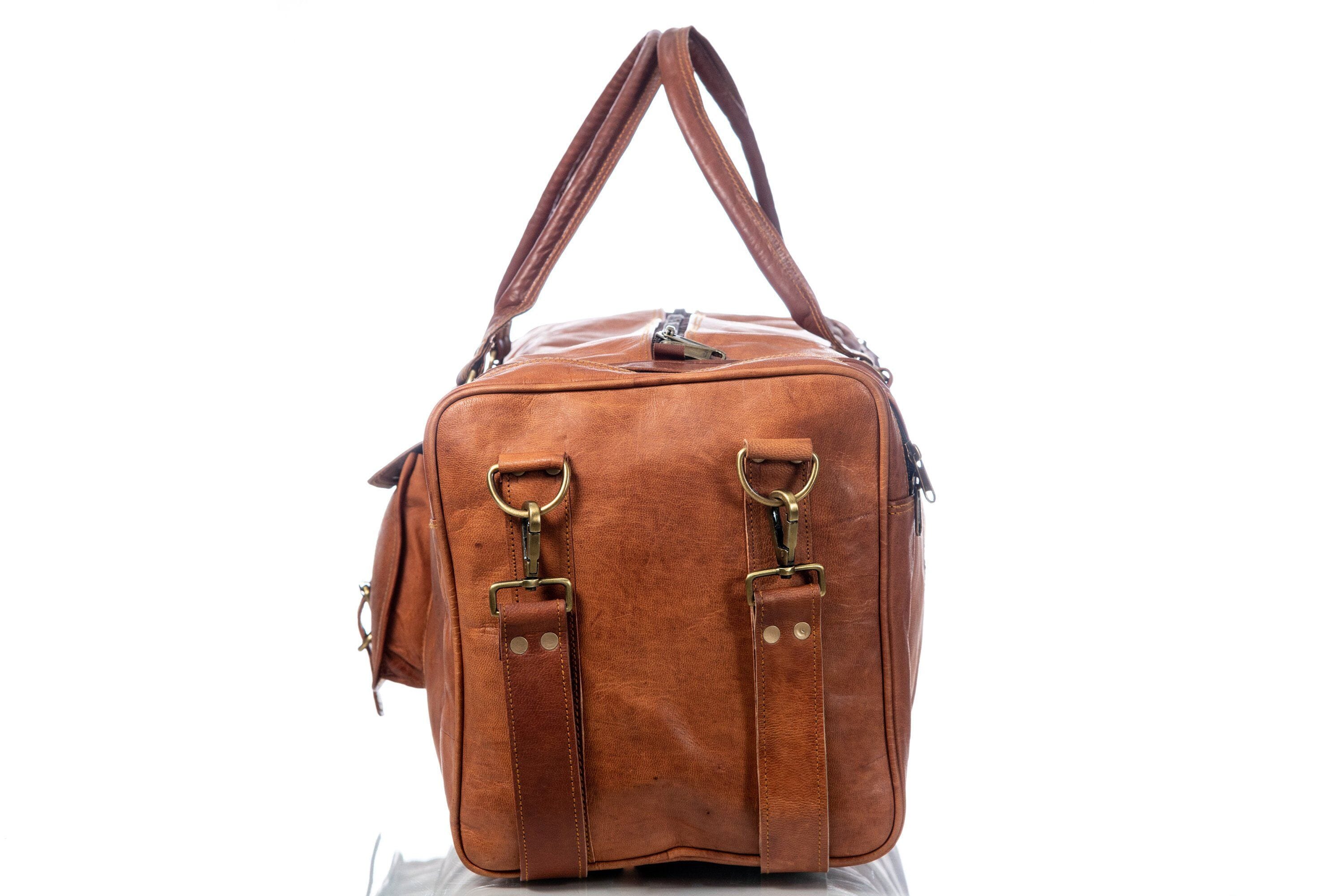 Large Travel Sports Overnight Duffle Bag Classy Leather Bags Bags