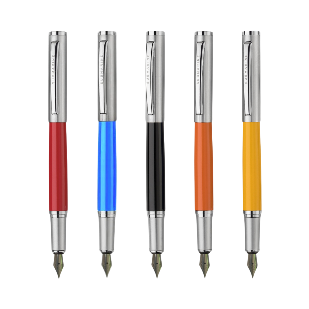 Magnet Fountain Pen - ( 5 Colour | Pack Of 5 )