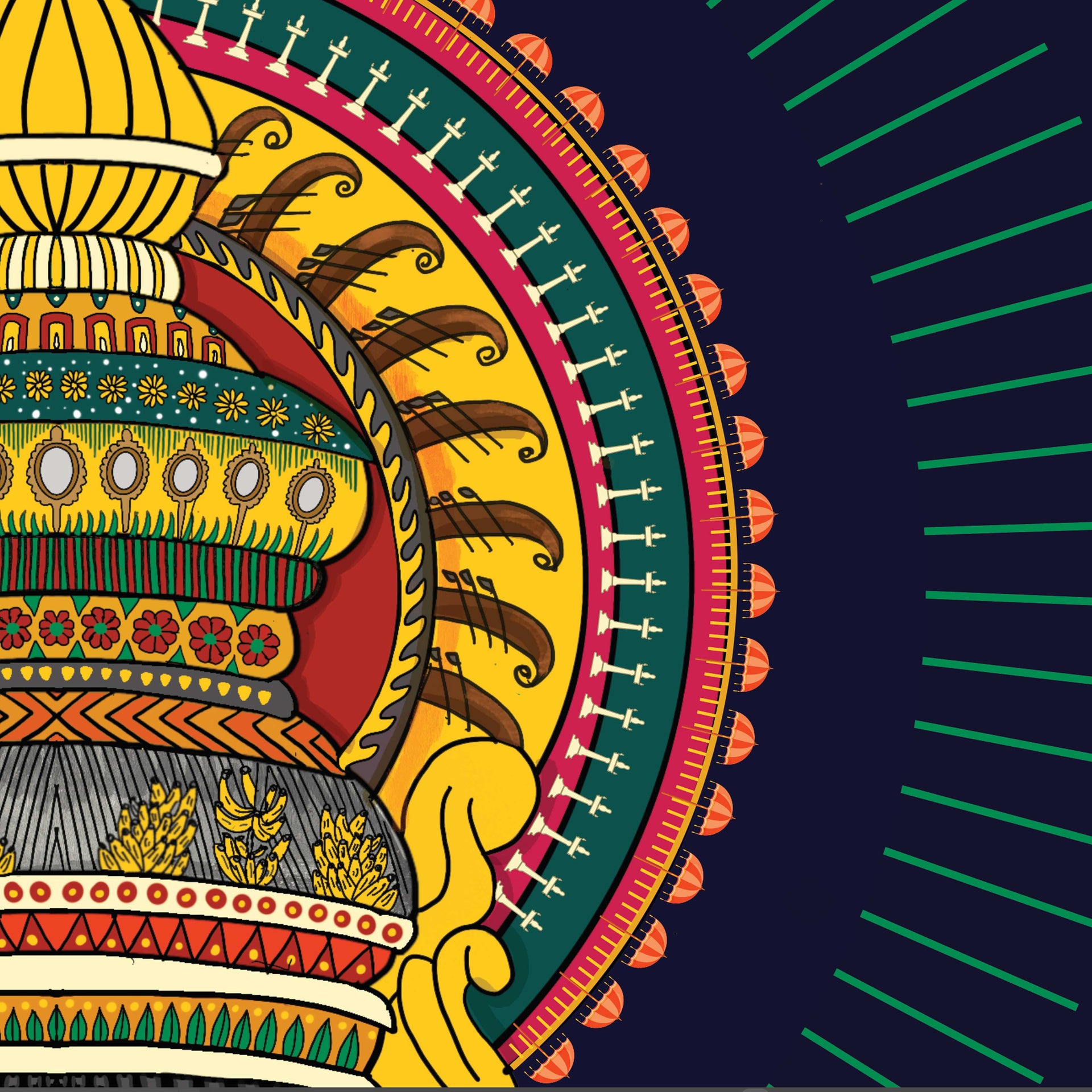 navarasam - platouri decorative