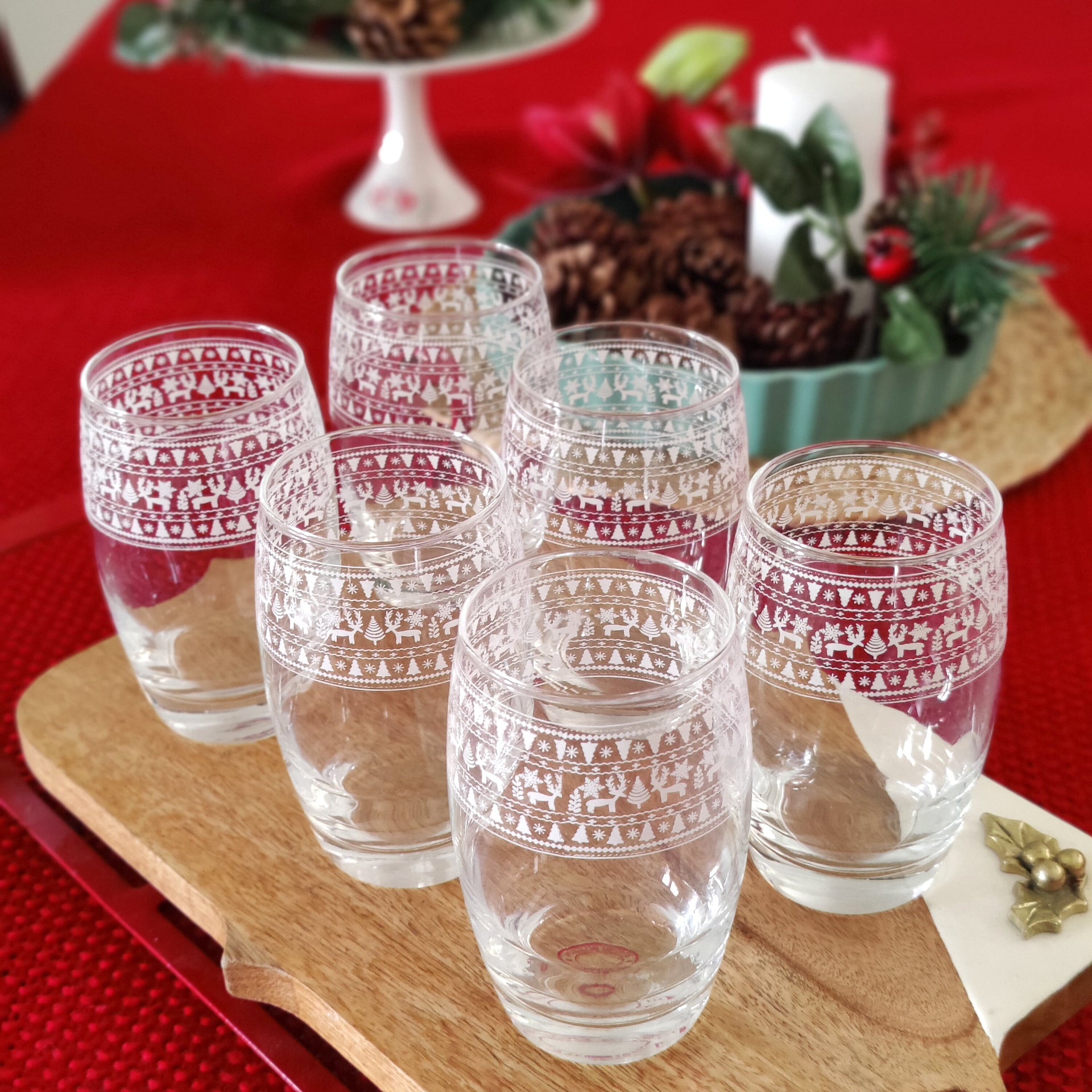 Oh Deer Glasses - Set of 6