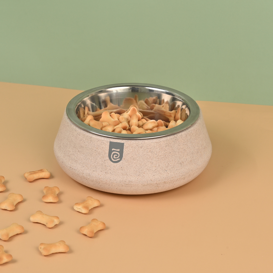 EcoSteel 2-in-1 Feeding Pet Bowl | 450 ml