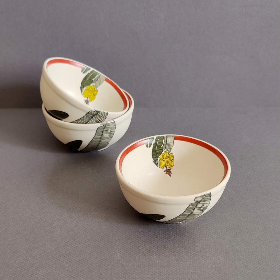 Praising Plantain - Dessert/Katori Bowl (Set of 2) - (PRE-ORDER)