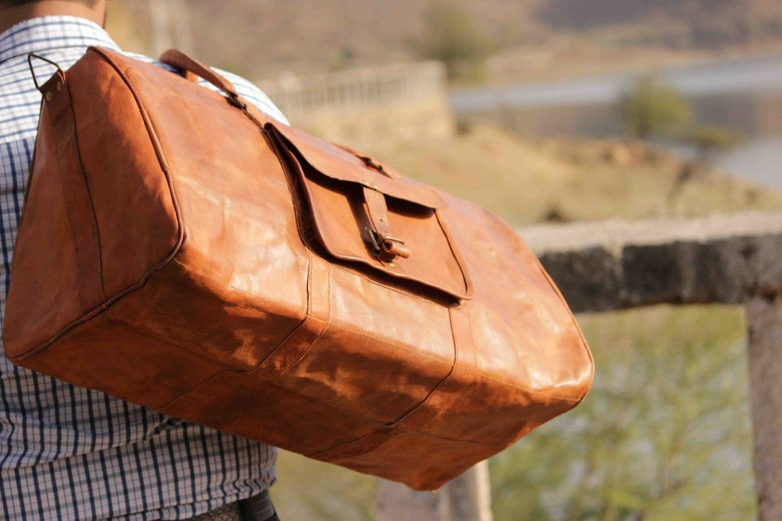 Vintage Leather Travel Weekend Bag Classy Leather Bags Bags