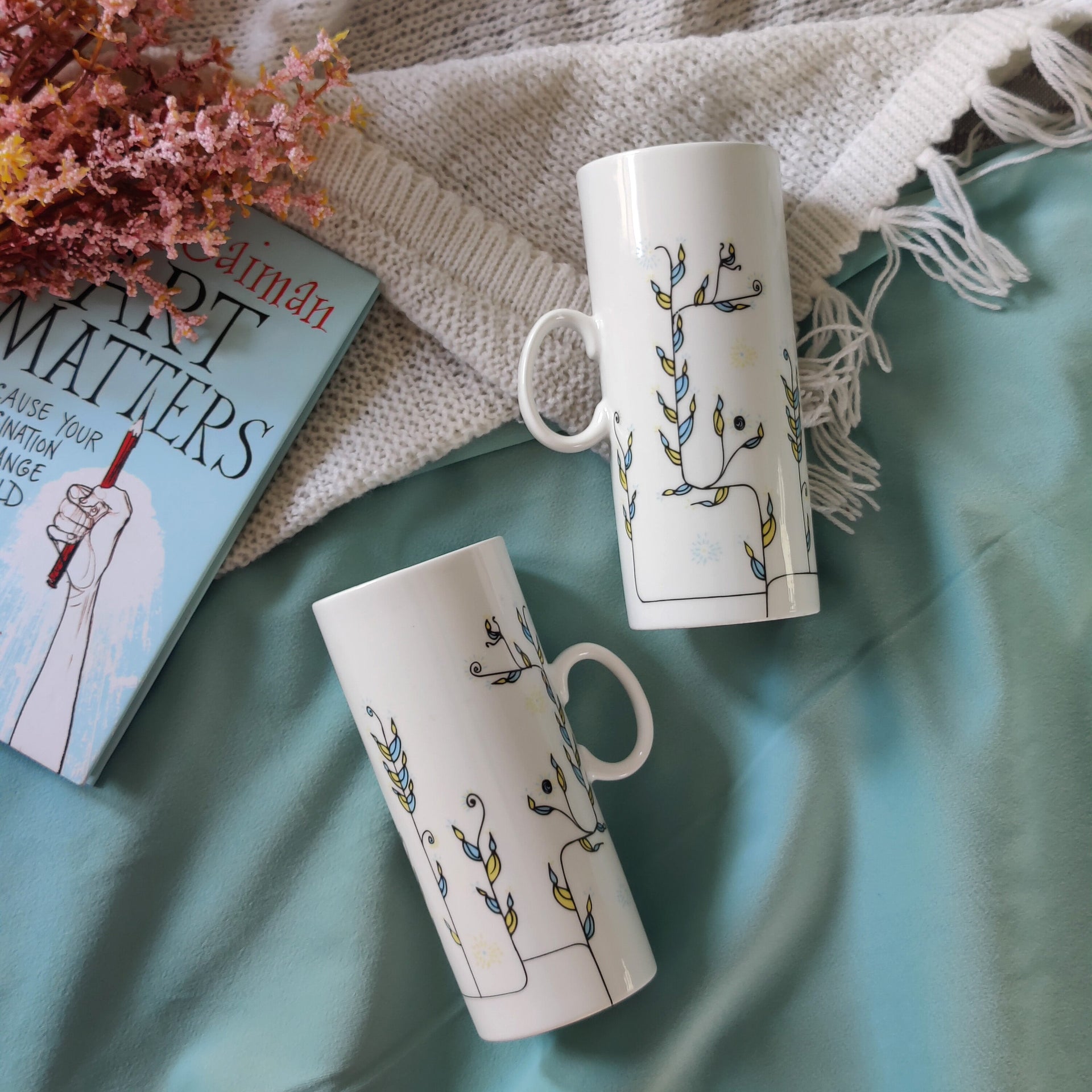 Tall Mug - Blooms
