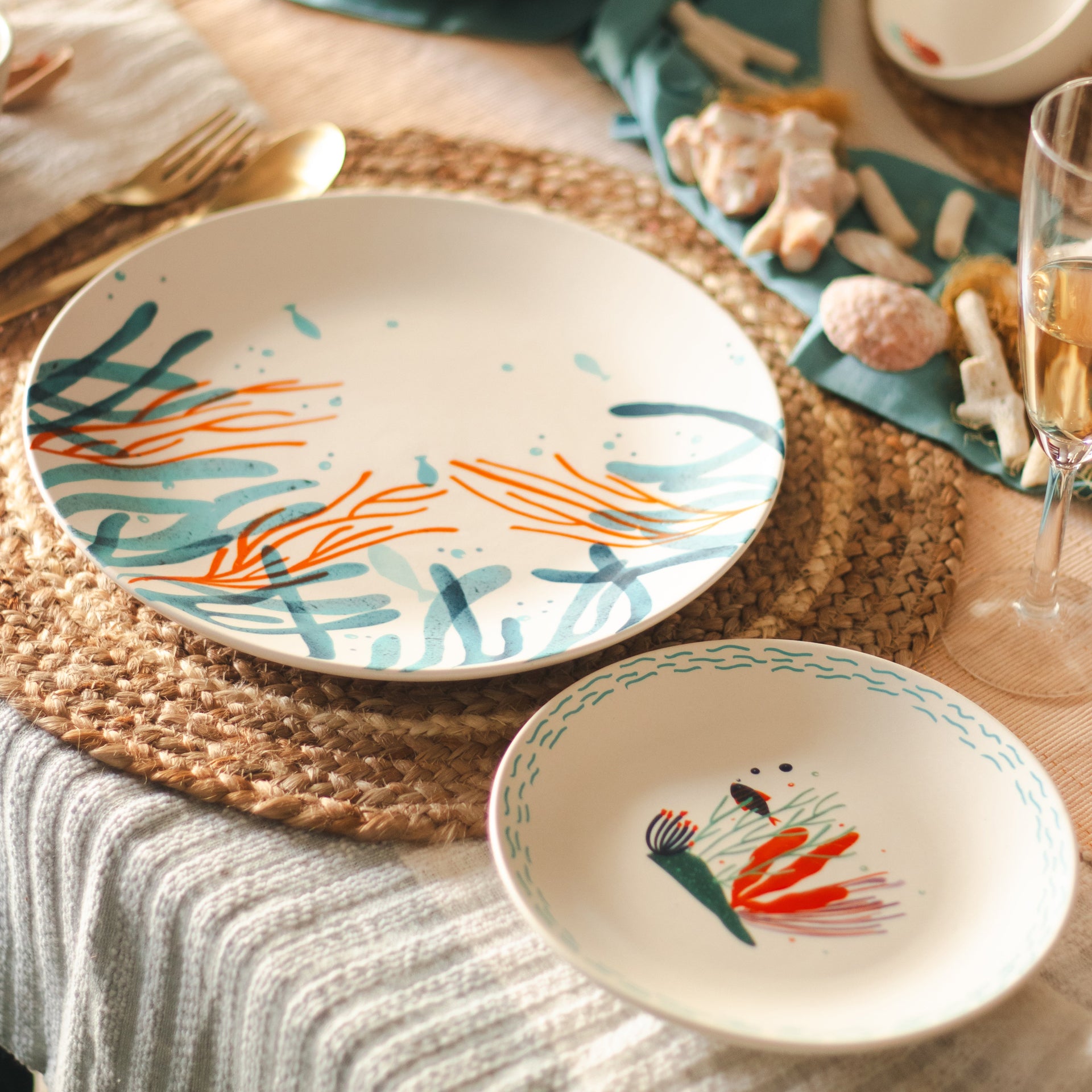 underwater treasures – 12pc Plate Set (PRE-ORDER)