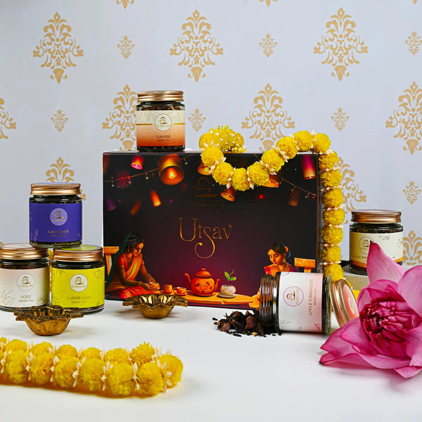 Utsav - 6 Blended Tea In Glass Jars
